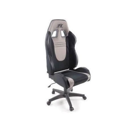 FK kancelářská židle křeslo Racecar černo-šedé