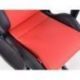 FK kancelářská židle křeslo Santa Fe černo-červené