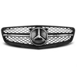 Přední maska MERCEDES W204 07-14 C63 STYLE LESKLÝ, BLACK CHROM