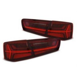 Zadní světla Ledkové AUDI A6 C7 11-14 LIMO DYNAMIK blikač RED WHITE LED BAR