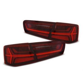 Zadní světla Ledkové AUDI A6 C7 11-14 LIMO DYNAMIK blikač RED WHITE LED BAR