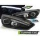 Přední světla FORD FOCUS MK3 15- DRL R87 TUBE LIGHT BLACK LED