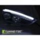 Přední světla FORD FOCUS MK3 15- DRL R87 TUBE LIGHT BLACK LED