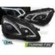 Přední světla FORD MERCEDES W212 13-16 DRL R87 BLACK LED