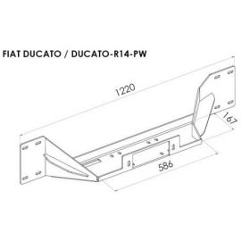 Montážní deska pro naviják FIAT DUCATO 2014 - 2016