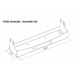 Montážní deska pro naviják FORD RANGER 2007 - 2012