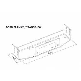 Montážní deska pro naviják FORD TRANSIT 2006 - 2012