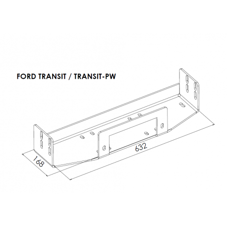 Montážní deska pro naviják FORD TRANSIT 2006 - 2012