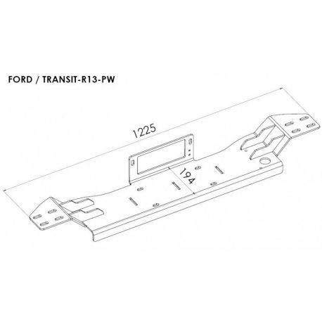 Montážní deska pro naviják FORD TRANSIT 2014 -