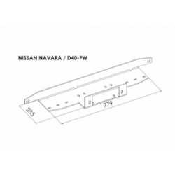 Montážní deska pro naviják NISSAN NAVARA 2005 - 2010