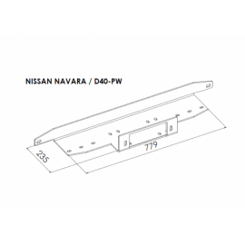 Montážní deska pro naviják NISSAN NAVARA 2005 - 2010