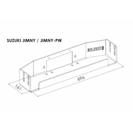 Montážní deska pro naviják SUZUKI JIMNY 2005 - 2012