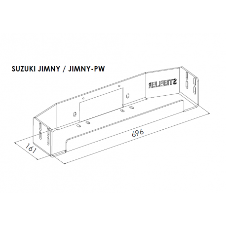 Montážní deska pro naviják SUZUKI JIMNY 2005 - 2012