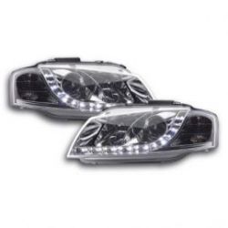 Světla přední LED Audi A3 8P 03-07 Chrom