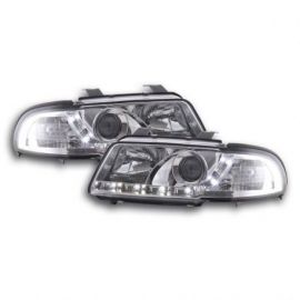 Světla přední LED Audi A4 B5 99-01 Chrom