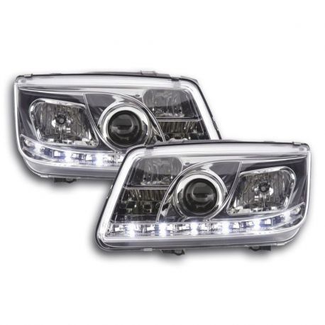 Světla přední LED VW Bora 1J 99-04 Chrom