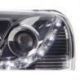 Světla přední LED VW Golf 3 1HXO 91- Chrom