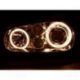 Světla přední Angel Eyes VW Golf 4 1J 98-03 Chrom