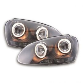 Světla přední Angel Eyes VW Golf 5 1K 03-08 Černé