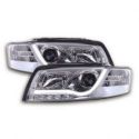 Světla přední LED Audi A4 8E 2001-04 Chrom