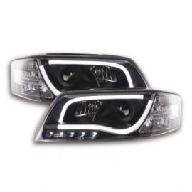 Světla přední LED DRL Audi A6 97-01 Černé
