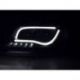 Světla přední LED DRL Audi A6 97-01 Černé