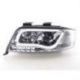 Světla přední LED DRL Audi A6 01-04 Chrom