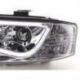 Světla přední LED DRL Audi A6 01-04 Chrom