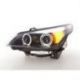 Světla přední Xenon Angel Eyes LED BMW 5 E60/E61