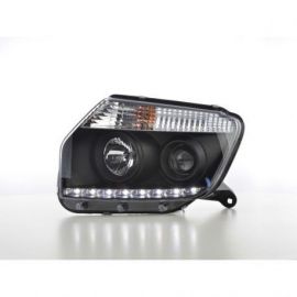 Světla přední LED DRL Dacia Duster Černé
