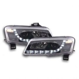 Světla přední LED DRL Fiat Stilo 01- Černé