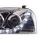 Světla přední LED DRL VW Golf 3 91-97 Chrom