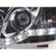 Světla přední LED DRL VW Golf 4 97-03 Chrom