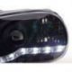 Světla přední LED DRL VW Golf 4 97-03 Černé