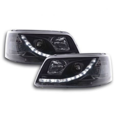 Světla přední LED DRL VW Bus T5 03-09 Černé