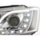 Světla přední LED DRL VW Jetta 6 2011 Chrom