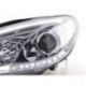 Světla přední LED DRL VW Golf 6 08-12 Chrom