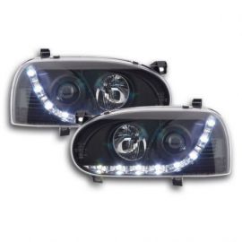 Světla přední LED VW Golf 3 91-97 Černé