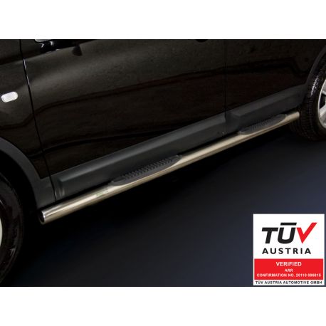 Side steps / Running boards with TÜV NISSAN QASHQAI 2010 - 2013