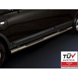 Side steps / Running boards with TÜV NISSAN QASHQAI 2010 - 2013
