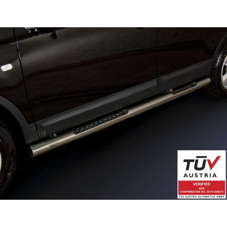 Side steps / Running boards with TÜV NISSAN QASHQAI 2010 - 2013