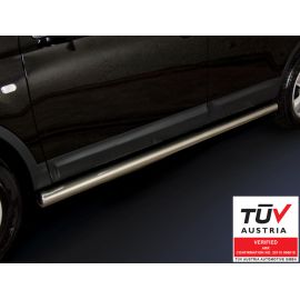 Side steps / Running boards with TÜV NISSAN QASHQAI 2007 - 2010