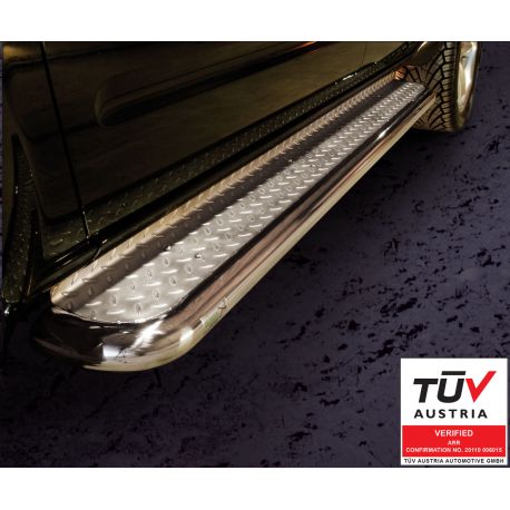 Side steps / Running boards with TÜV NISSAN PATHFINDER 2010 -