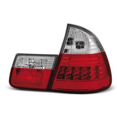 Zadní světla Ledkové BMW E46 99-05 RED WHITE LED