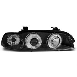 Přední světla BMW E39 09.95-06.03 ANGEL EYES BLACK