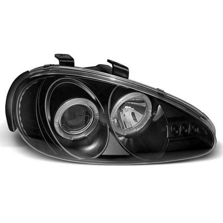 Přední světla MAZDA MX3 91-98 ANGEL EYES BLACK