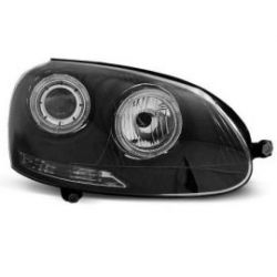 Přední světla VW GOLF 5 10.03-09 ANGEL EYES BLACK